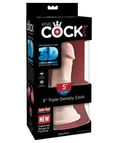 PIPEDREAM TRIPLE DENSITY 5" Фаллоимитатор реалистик на присоске телесный