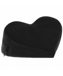 Liberator Retail Heart Wedge Подушка для любви малая в виде сердца, черный вельвет