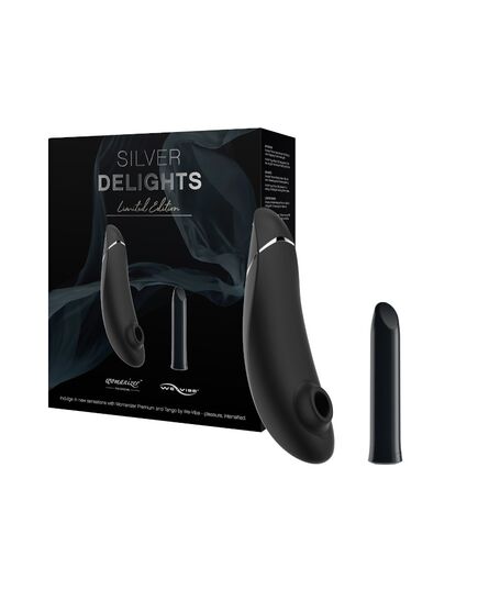 Набор Womanizer Premium + WE-VIBE Tango серебряный